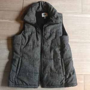Old Navy quilted vest. Fleece lined w pockets.